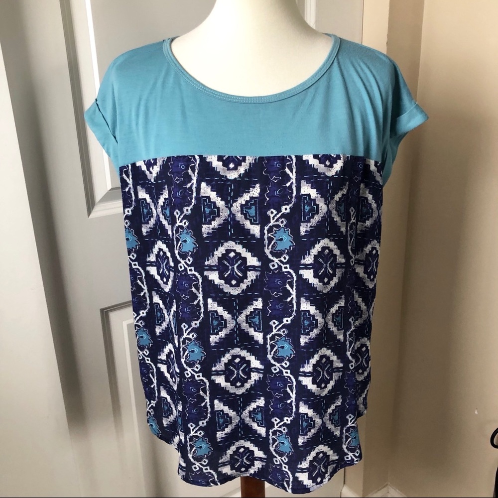 Rewind Turquoise Top
